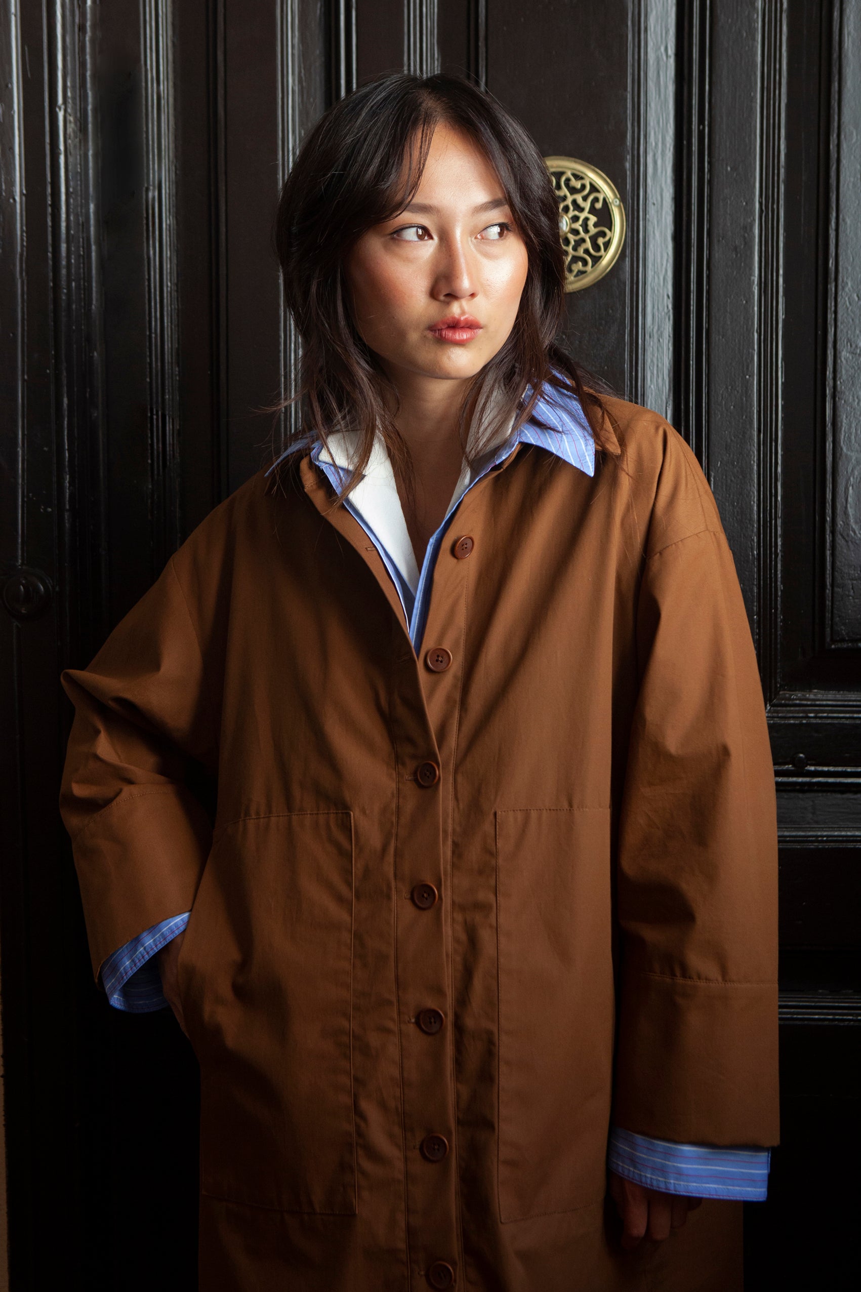 Cancionera Gabardina Tobaco